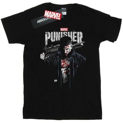 Marvel Koszulka Damska / Damska The Punisher TV Series Frank Castle Cotton Boyfriend T-Shirt (S (52-55 Cm) / Czarny) Marvel Koszulka Damska / Damska The Punisher TV Series Frank Castle Cotton Boyfriend T-Shirt (S (52-55 Cm) / Czarny)