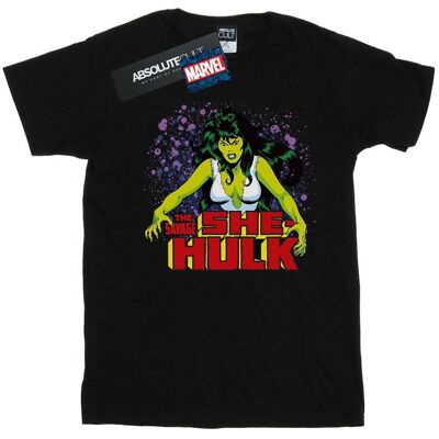 Marvel Koszulka Damska / Damska The Savage She-Hulk Cotton Boyfriend T-Shirt (L / Czarny) Marvel Koszulka Damska / Damska The Savage She-Hulk Cotton Boyfriend T-Shirt (L / Czarny)