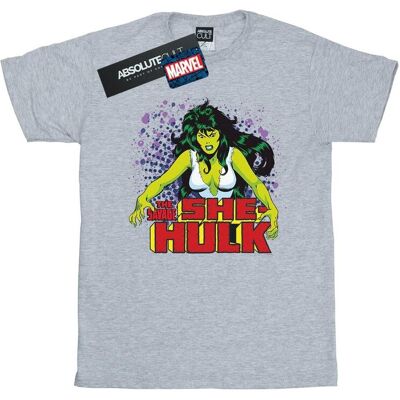 Marvel Koszulka Damska / Damska The Savage She-Hulk Cotton Boyfriend T-Shirt (S (52-55 Cm) / Jasnoszary) Marvel Koszulka Damska / Damska The Savage She-Hulk Cotton Boyfriend T-Shirt (S (52-55 Cm) / Jasnoszary)