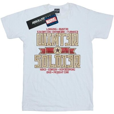 Marvel Koszulka Damska / Damska Winter Soldier Trigger Badge Cotton Boyfriend T-Shirt (Xxxxs / Ciepły Biały) Marvel Koszulka Damska / Damska Winter Soldier Trigger Badge Cotton Boyfriend T-Shirt (Xxxxs / Ciepły Biały)