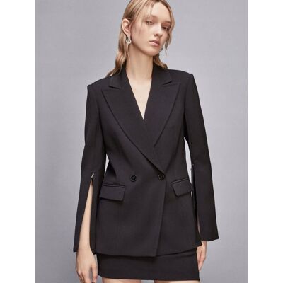 Marynarka damska Patrizia Pepe 8S0515 A545 czarny - Jackets: 44 Marynarka damska Patrizia Pepe 8S0515 A545 czarny - Jackets: 44