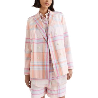 Marynarka damska Tommy Hilfiger Madras Check Db Blazer żakiet -S Marynarka damska Tommy Hilfiger Madras Check Db Blazer żakiet -S