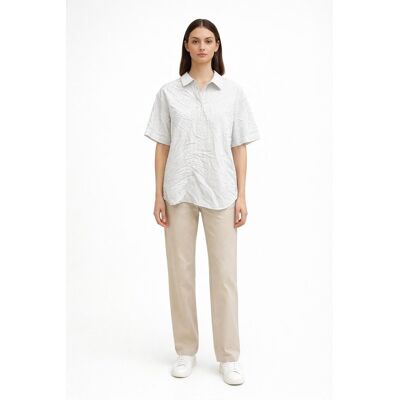 Inny producent MASSIMO DUTTI BIAŁA KOSZULA DAMSKA W PASKI Z KOŁNIERZYKIEM S FTA Inny producent MASSIMO DUTTI BIAŁA KOSZULA DAMSKA W PASKI Z KOŁNIERZYKIEM S FTA