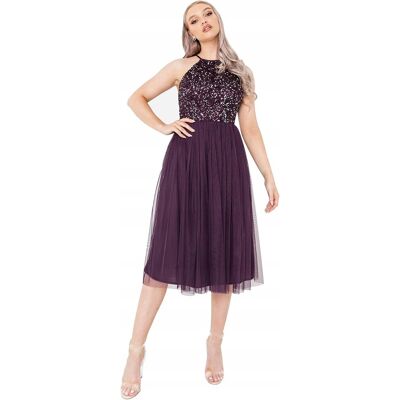 Inny producent MAYA DELUXE SUKIENKA KOKTAJLOWA FIOLETOWA MIDI 42 JPA Inny producent MAYA DELUXE SUKIENKA KOKTAJLOWA FIOLETOWA MIDI 42 JPA