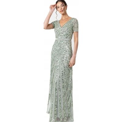 Inny producent MAYA DELUXE SUKIENKA ZIELONA ZDOBIONA MAXI 44 1JYC Inny producent MAYA DELUXE SUKIENKA ZIELONA ZDOBIONA MAXI 44 1JYC