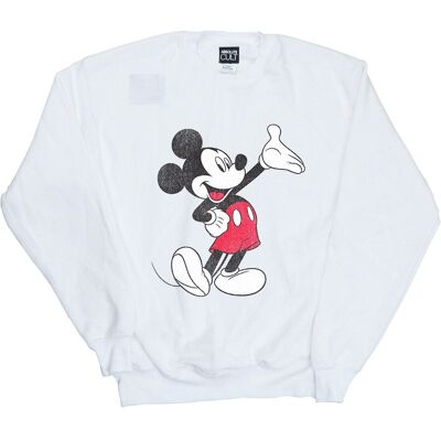 Mickey Mouse Bluza Damska / Damska Z Tradycyjną Falą (L / Ciepły Biały) Mickey Mouse Bluza Damska / Damska Z Tradycyjną Falą (L / Ciepły Biały)