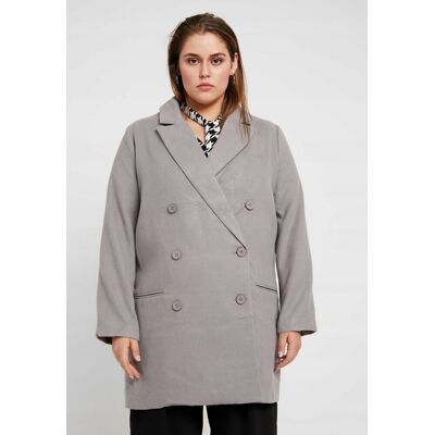 Missguided Plus Płaszcz Damski Szary 48 0z9e1* Missguided Plus Płaszcz Damski Szary 48 0z9e1*