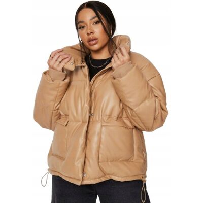 Missguided Plus Size Damska Kurtka Ekoskóra 48 48 Missguided Plus Size Damska Kurtka Ekoskóra 48 48