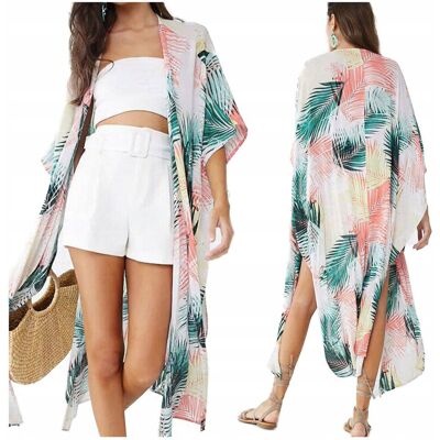 Luvu Narzutka plażowa boho długa print tunika sukienka Luvu Narzutka plażowa boho długa print tunika sukienka