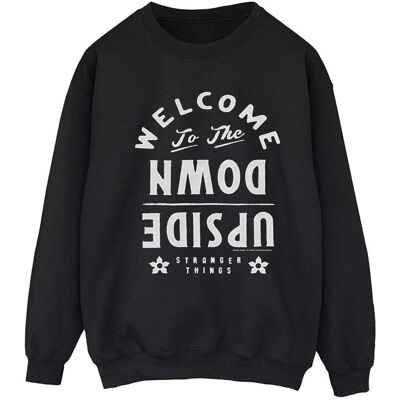Netflix Bluza Damska Stranger Things Welcome To The Upside Down (XL 8,5-9 / Czarny) Netflix Bluza Damska Stranger Things Welcome To The Upside Down (XL 8,5-9 / Czarny)
