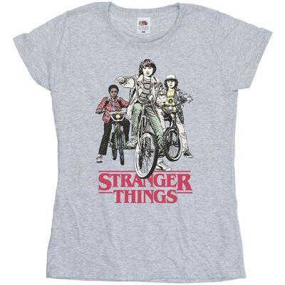 Netflix Koszulka Damska / Damska Stranger Things Retro Bikers Cotton T-Shirt (L / Jasnoszary) Netflix Koszulka Damska / Damska Stranger Things Retro Bikers Cotton T-Shirt (L / Jasnoszary)