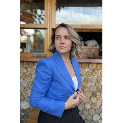 Inny producent NIEBIESKA KLASYCZNA MARYNARKA DAMSKA Z KLAPAMI 36 5GA* Inny producent NIEBIESKA KLASYCZNA MARYNARKA DAMSKA Z KLAPAMI 36 5GA*