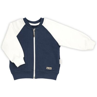 Niemowlęca bluza dresowa bomberka granatowa Nicol,r.56 Niemowlęca bluza dresowa bomberka granatowa Nicol,r.56