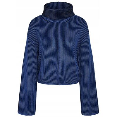 Inny producent NOISY MAY DAMSKA BLUZA Z GOLFEM W PASKI NIEBIESKA Z DŁUGIM RĘKAWEM S 5GA* Inny producent NOISY MAY DAMSKA BLUZA Z GOLFEM W PASKI NIEBIESKA Z DŁUGIM RĘKAWEM S 5GA*