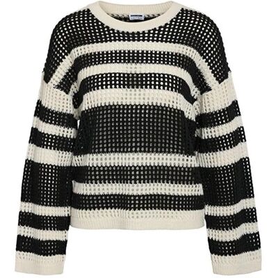 Inny producent NOISY MAY SWETER DAMSKI AŻUROWY W PASKI CZARNO-BIAŁY KRÓTKI S 5GA* Inny producent NOISY MAY SWETER DAMSKI AŻUROWY W PASKI CZARNO-BIAŁY KRÓTKI S 5GA*