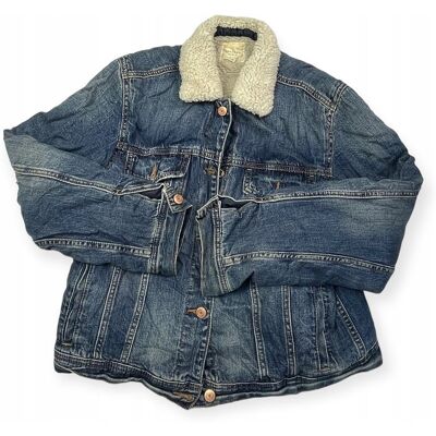 Ocieplana jeansowa kurtka damska American Eagle L Ocieplana jeansowa kurtka damska American Eagle L