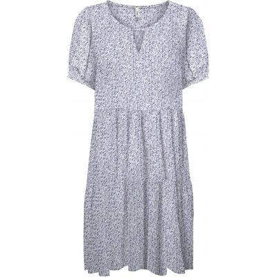 ONLY BIAŁA SUKIENKA MINI W KWIATY Z KRÓTKIM RĘKAWEM XS 6_A ONLY BIAŁA SUKIENKA MINI W KWIATY Z KRÓTKIM RĘKAWEM XS 6_A