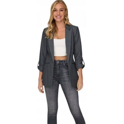 Inny producent ONLY DAMSKA SZARA MARYNARKA ELEGANCKA BEZ ZAPIĘCIA 36 JPA Inny producent ONLY DAMSKA SZARA MARYNARKA ELEGANCKA BEZ ZAPIĘCIA 36 JPA