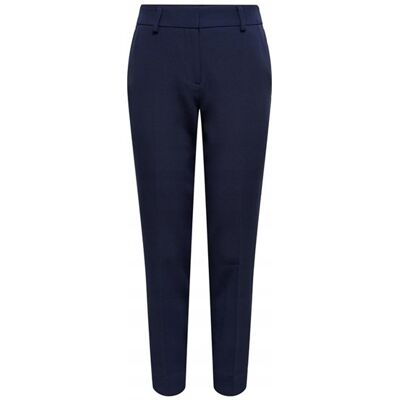 ONLY GRANATOWE PROSTE ELEGANCKIE SPODNIE W KANT 38/42 6BA ONLY GRANATOWE PROSTE ELEGANCKIE SPODNIE W KANT 38/42 6BA