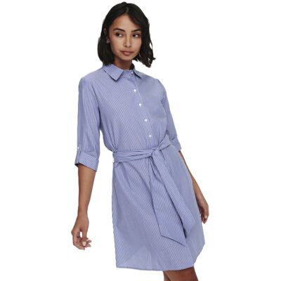 ONLY JDY - SUKIENKA KOSZULOWA DAMSKA - JDYHALL 3/4 SHIRT DRESS WVN NOOS 15203511 WEDGEWOOD/WHITE 38 ONLY JDY - SUKIENKA KOSZULOWA DAMSKA - JDYHALL 3/4 SHIRT DRESS WVN NOOS 15203511 WEDGEWOOD/WHITE 38