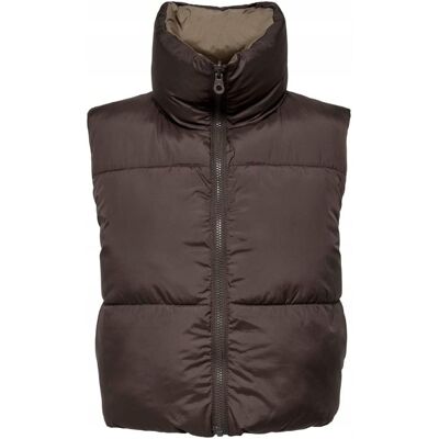 Inny producent ONLY KAMIZELKA PUCHOWA BRĄZOWA DAMSKA CASUAL DWUSTRONNA XL JPA Inny producent ONLY KAMIZELKA PUCHOWA BRĄZOWA DAMSKA CASUAL DWUSTRONNA XL JPA