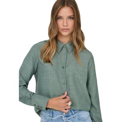 ONLY - KOSZULA DAMSKA - ONLBETTY MELLI LS SHIRT WVN 15369949 WREATH/MELANGE M ONLY - KOSZULA DAMSKA - ONLBETTY MELLI LS SHIRT WVN 15369949 WREATH/MELANGE M