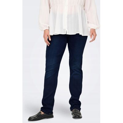 Inny producent ONLY PLUS SIZE CIEMNE JEANSY RURKI Z PRZETARCIAMI 48/32 6_A Inny producent ONLY PLUS SIZE CIEMNE JEANSY RURKI Z PRZETARCIAMI 48/32 6_A
