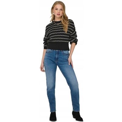 ONLY SWETER DAMSKI CZARNY DŁUGI RĘKAW KLASYCZNY XL 6BA ONLY SWETER DAMSKI CZARNY DŁUGI RĘKAW KLASYCZNY XL 6BA