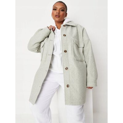 P0/dx1* Missguided Plus Damska Kurtka Koszulowa 46 P0/dx1* Missguided Plus Damska Kurtka Koszulowa 46