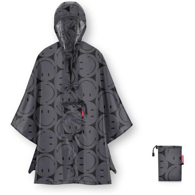 Peleryna MINI MAXI PONCHO, smiley® grey, Reisenthel Peleryna MINI MAXI PONCHO, smiley® grey, Reisenthel