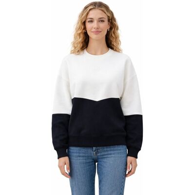 Inny producent PEPE JEANS BIAŁO-CZARNA BLUZA OKRĄGŁY DEKOLT KLASYCZNA L I4A Inny producent PEPE JEANS BIAŁO-CZARNA BLUZA OKRĄGŁY DEKOLT KLASYCZNA L I4A