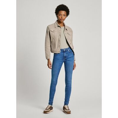 Inny producent PEPE JEANS DŻINSY RURKI NIEBIESKIE Z PRZETARCIAMI 26/30 16EA Inny producent PEPE JEANS DŻINSY RURKI NIEBIESKIE Z PRZETARCIAMI 26/30 16EA