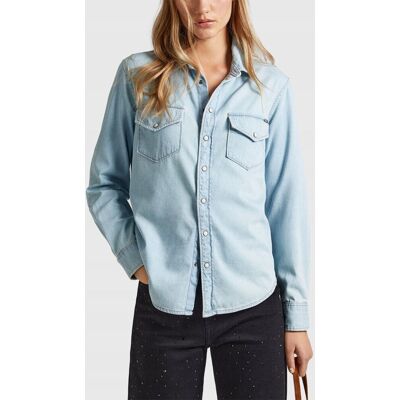 Inny producent PEPE JEANS KOSZULA JEANSOWA Z DŁUGIM RĘKAWEM I KIESZENIAMI XS 12DA Inny producent PEPE JEANS KOSZULA JEANSOWA Z DŁUGIM RĘKAWEM I KIESZENIAMI XS 12DA
