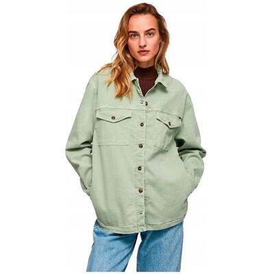 Pepe Jeans Kurtka Koszulowa Zielona Guziki M P9g Pepe Jeans Kurtka Koszulowa Zielona Guziki M P9g