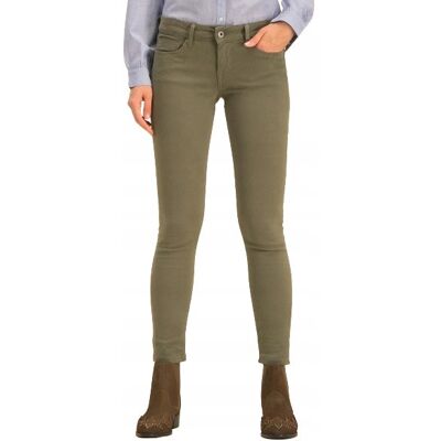 Pepe Jeans Spodnie Damskie Zielone Rurki 30/28 0z1a2_e* T4a Pepe Jeans Spodnie Damskie Zielone Rurki 30/28 0z1a2_e* T4a