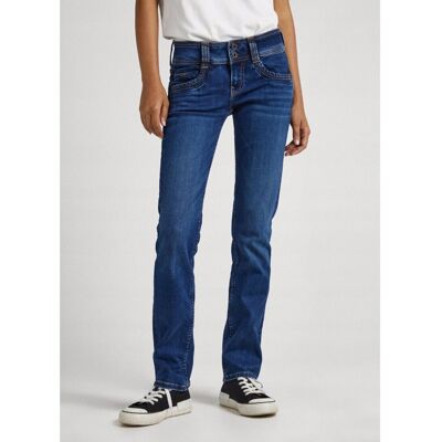 Inny producent PEPE JEANS SPODNIE JEANSOWE PROSTE 27/30 7AA Inny producent PEPE JEANS SPODNIE JEANSOWE PROSTE 27/30 7AA