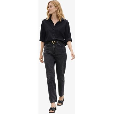 PEPE JEANS SZARE JEANSY MOM JEANS WYSOKI STAN Z PRZETARCIAMI 25/28 I3A PEPE JEANS SZARE JEANSY MOM JEANS WYSOKI STAN Z PRZETARCIAMI 25/28 I3A