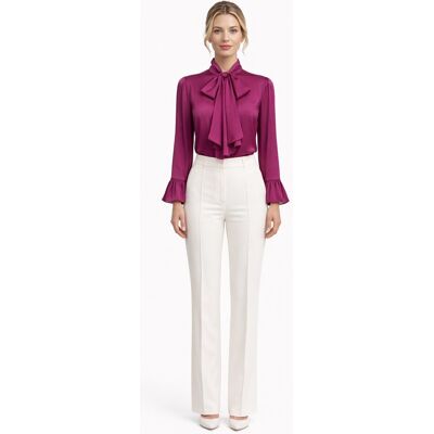Inny producent PINKO ELEGANCKIE BIAŁE SPODNIE PROSTE ZASZEWKI WYSOKI STAN 38 1I4A Inny producent PINKO ELEGANCKIE BIAŁE SPODNIE PROSTE ZASZEWKI WYSOKI STAN 38 1I4A