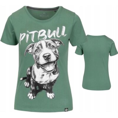 inna (Inny) PITBULL WEST COAST DAMSKA KOSZULKA T-SHIRT PUPPY II ZIELONA ROZMIAR S inna (Inny) PITBULL WEST COAST DAMSKA KOSZULKA T-SHIRT PUPPY II ZIELONA ROZMIAR S