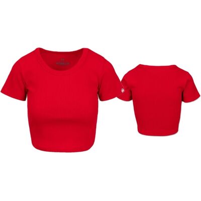 inna (Inny) PITBULL WEST COAST T-SHIRT KOSZULKA DAMSKA RIB CROPPED CZERWONA RED L inna (Inny) PITBULL WEST COAST T-SHIRT KOSZULKA DAMSKA RIB CROPPED CZERWONA RED L