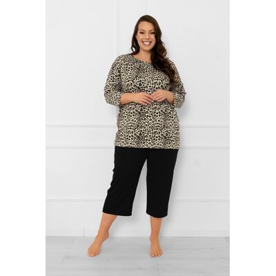 Italian Fashion Piżama damska 3/4 rękaw, 3/4 spodnie Kenia XXL Italian Fashion Piżama damska 3/4 rękaw, 3/4 spodnie Kenia XXL