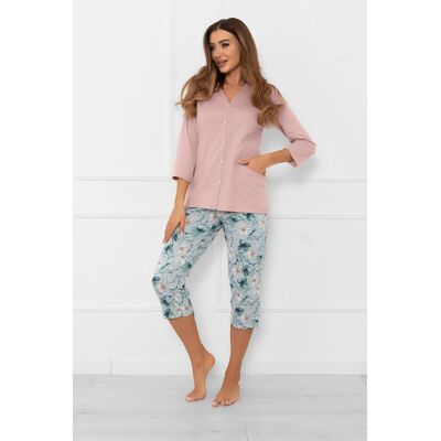 Italian Fashion Piżama damska 3/4 rękaw, 3/4 spodnie Sekwoja L Italian Fashion Piżama damska 3/4 rękaw, 3/4 spodnie Sekwoja L