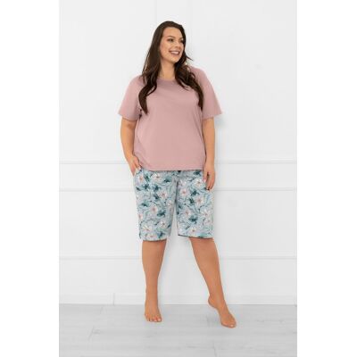 Italian Fashion Piżama damska krótki rękaw, 1/2 spodnie Perlis XXL Italian Fashion Piżama damska krótki rękaw, 1/2 spodnie Perlis XXL