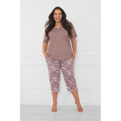 Italian Fashion Piżama damska krótki rękaw, 3/4 spodnie Kimuri XL Italian Fashion Piżama damska krótki rękaw, 3/4 spodnie Kimuri XL