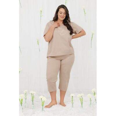 Italian Fashion Piżama damska krótki rękaw, 3/4 spodnie Ksara XL Italian Fashion Piżama damska krótki rękaw, 3/4 spodnie Ksara XL
