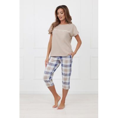 Italian Fashion Piżama damska krótki rękaw, 3/4 spodnie Rima XL Italian Fashion Piżama damska krótki rękaw, 3/4 spodnie Rima XL