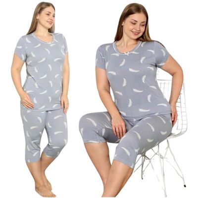 morella PIŻAMA DAMSKA WISKOZA Z WISKOZY KRÓTKI RĘKAW SPODNIE 3/4 ELEGANCKA LETNIA KOBIECA WYGODNA 3XL morella PIŻAMA DAMSKA WISKOZA Z WISKOZY KRÓTKI RĘKAW SPODNIE 3/4 ELEGANCKA LETNIA KOBIECA WYGODNA 3XL