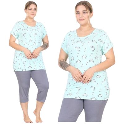 morella PIŻAMA DAMSKA WISKOZA Z WISKOZY KRÓTKI RĘKAW SPODNIE 3/4 ELEGANCKA LETNIA KOBIECA WYGODNA XXL morella PIŻAMA DAMSKA WISKOZA Z WISKOZY KRÓTKI RĘKAW SPODNIE 3/4 ELEGANCKA LETNIA KOBIECA WYGODNA XXL