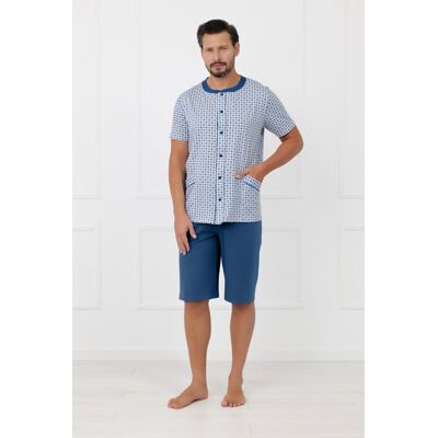 Italian Fashion Piżama męska krótki rękaw, 1/2 spodnie Homer XXXXL Italian Fashion Piżama męska krótki rękaw, 1/2 spodnie Homer XXXXL