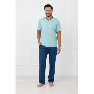 Italian Fashion Piżama męska krótki rękaw, długie spodnie Devon XXL Italian Fashion Piżama męska krótki rękaw, długie spodnie Devon XXL